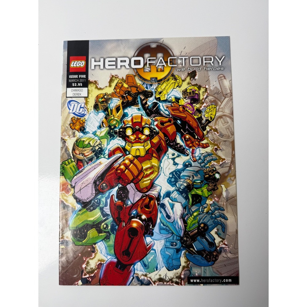 LEGO Hero Factory Issue Five March 2011 DC Comics Damaso Derek Comic Book